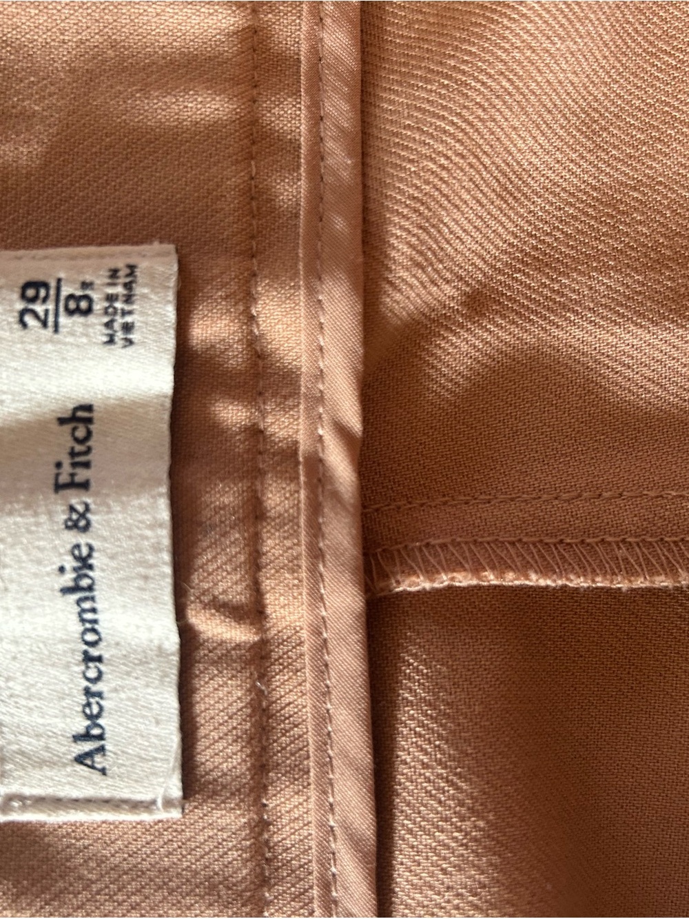 Abercrombie & Fitch Blush Peach Slacks